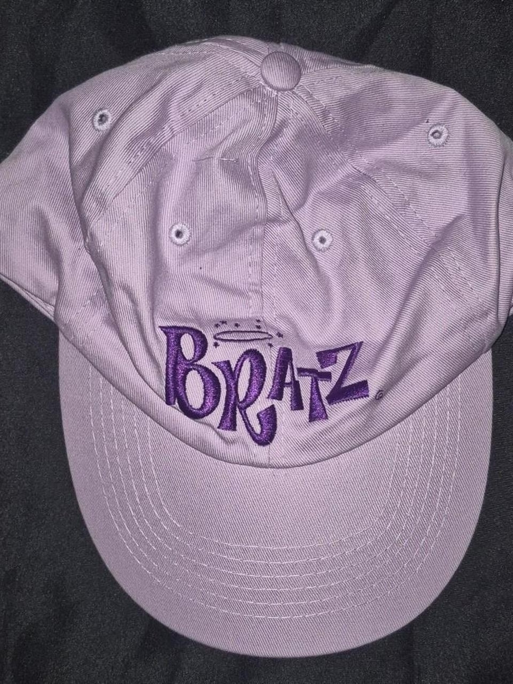 Bratz Embroidered Logo Lavender Baseball Cap